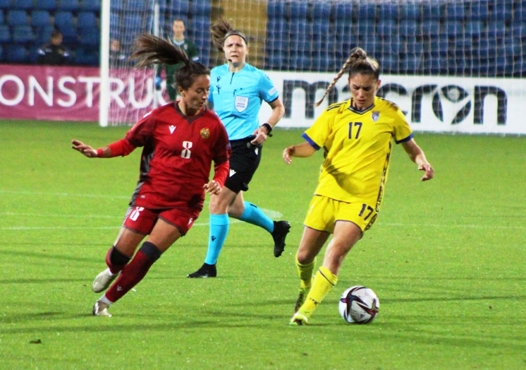 Çikat e Kosovës në futboll e mundin Armeninë