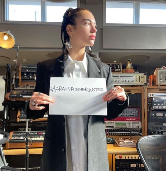 Dua Lipa i bashkohet Vasfije Krasniqit në thirrjen për drejtësi për viktimat e dhunës seksuale