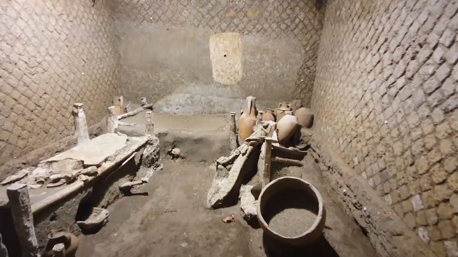 Zbulohet dhoma dy mijë vjeçare e skllevërve në Pompei