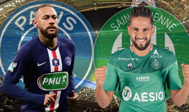 PSG- Saint Etienne, debuton Ramos