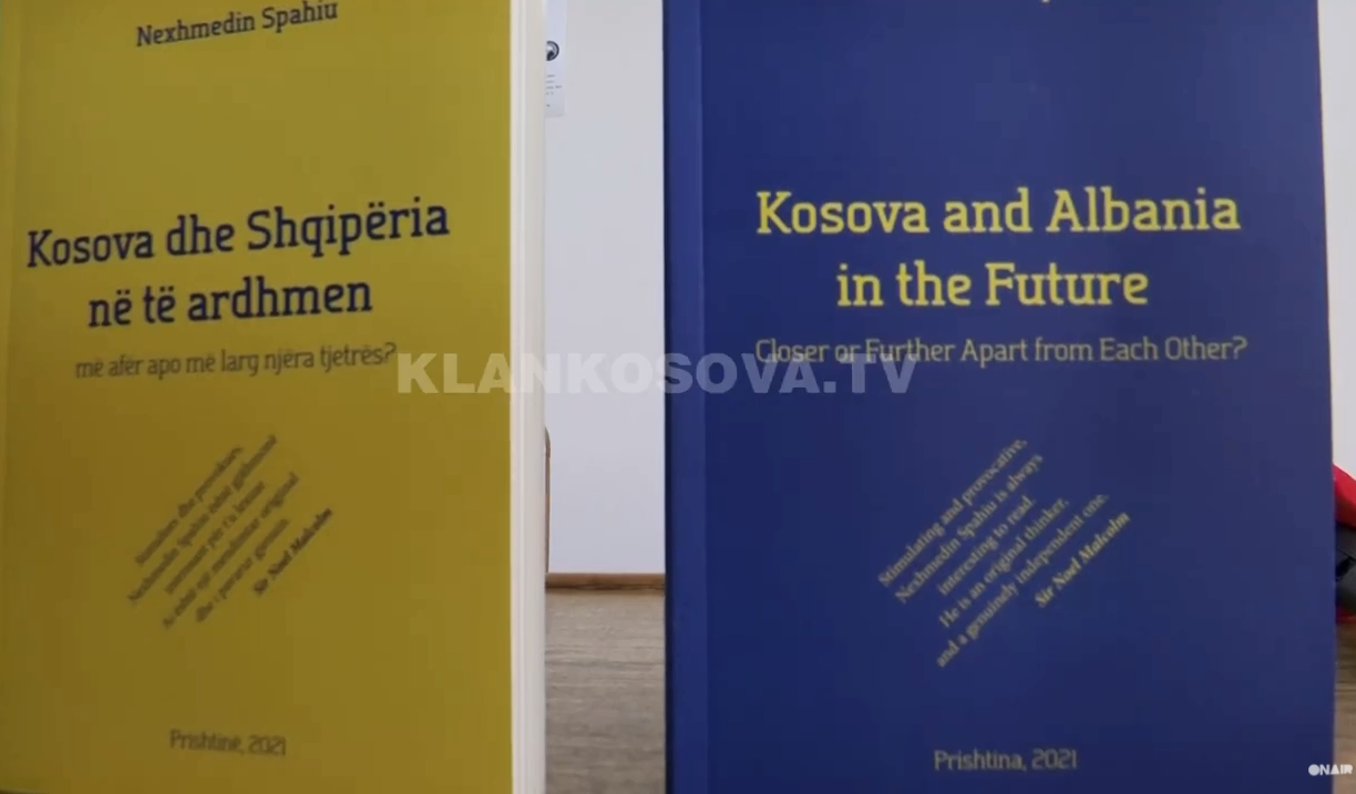 “Kosova dhe Shqipëria në të ardhmen, më afër apo më larg njëra-tjetrës”, libri më i ri nga Nexhmedin Spahiu (VIDEO)