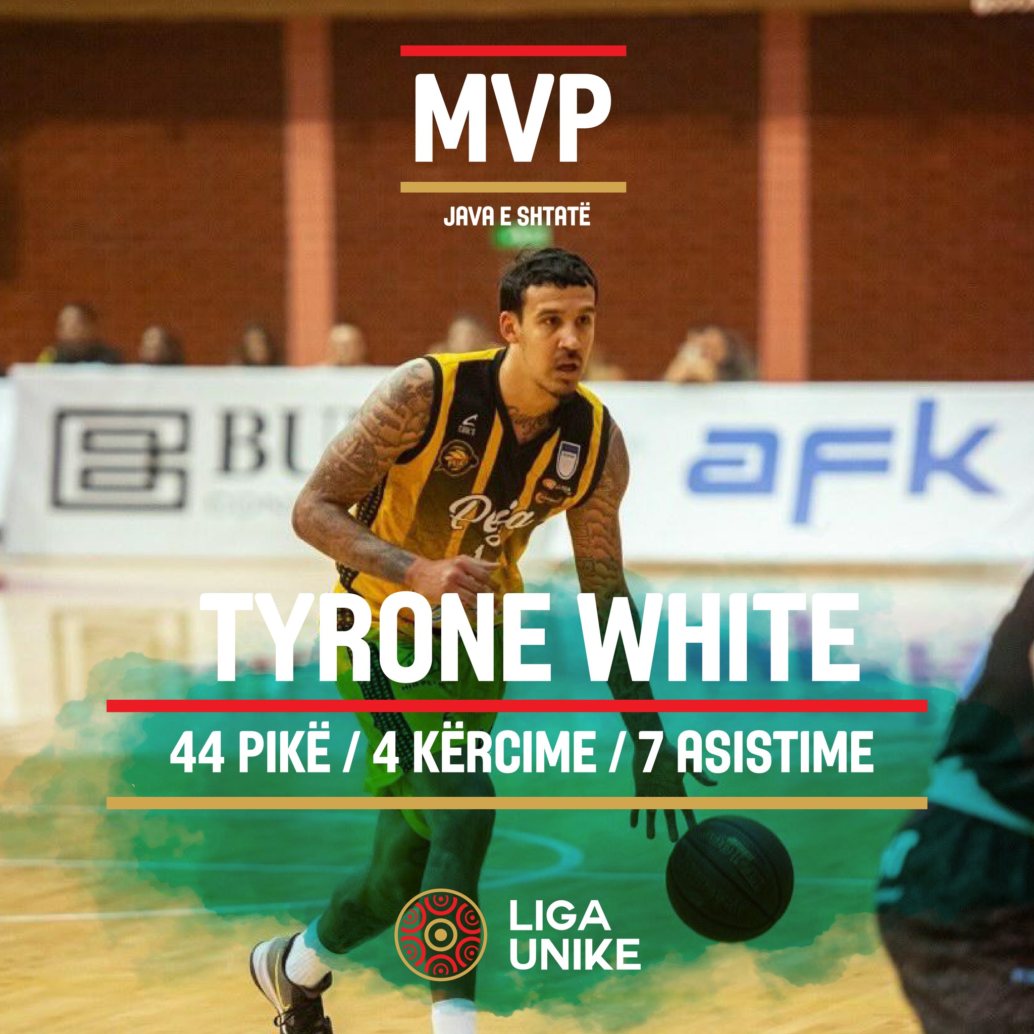 White, MVP i xhiros së shtatë