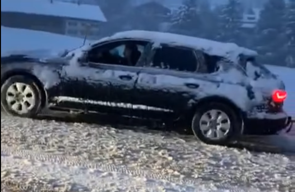 Gazmendi me Audi nxjerr gjermanin me kamion nga bora (VIDEO)
