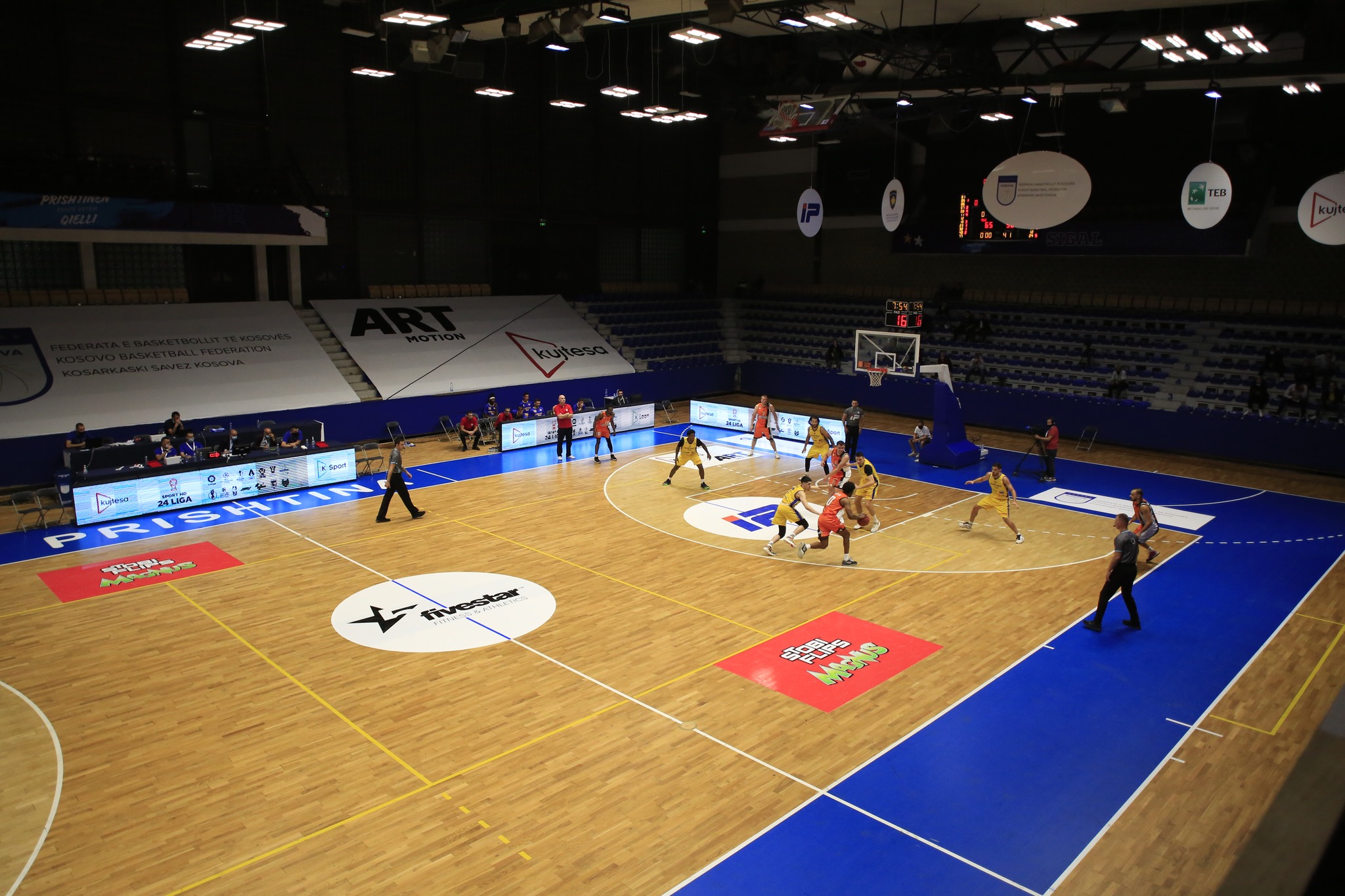 Ndeshjet e basketbollit pa shikues deri më 4 Shkurt