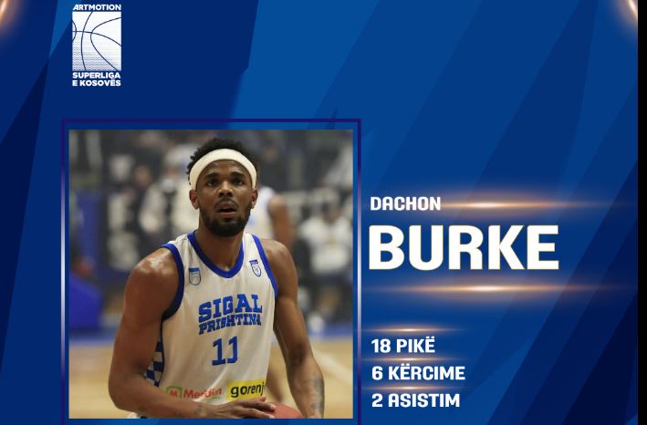 Dachon Burke, MVP i derbit dhe xhiros së 17-të