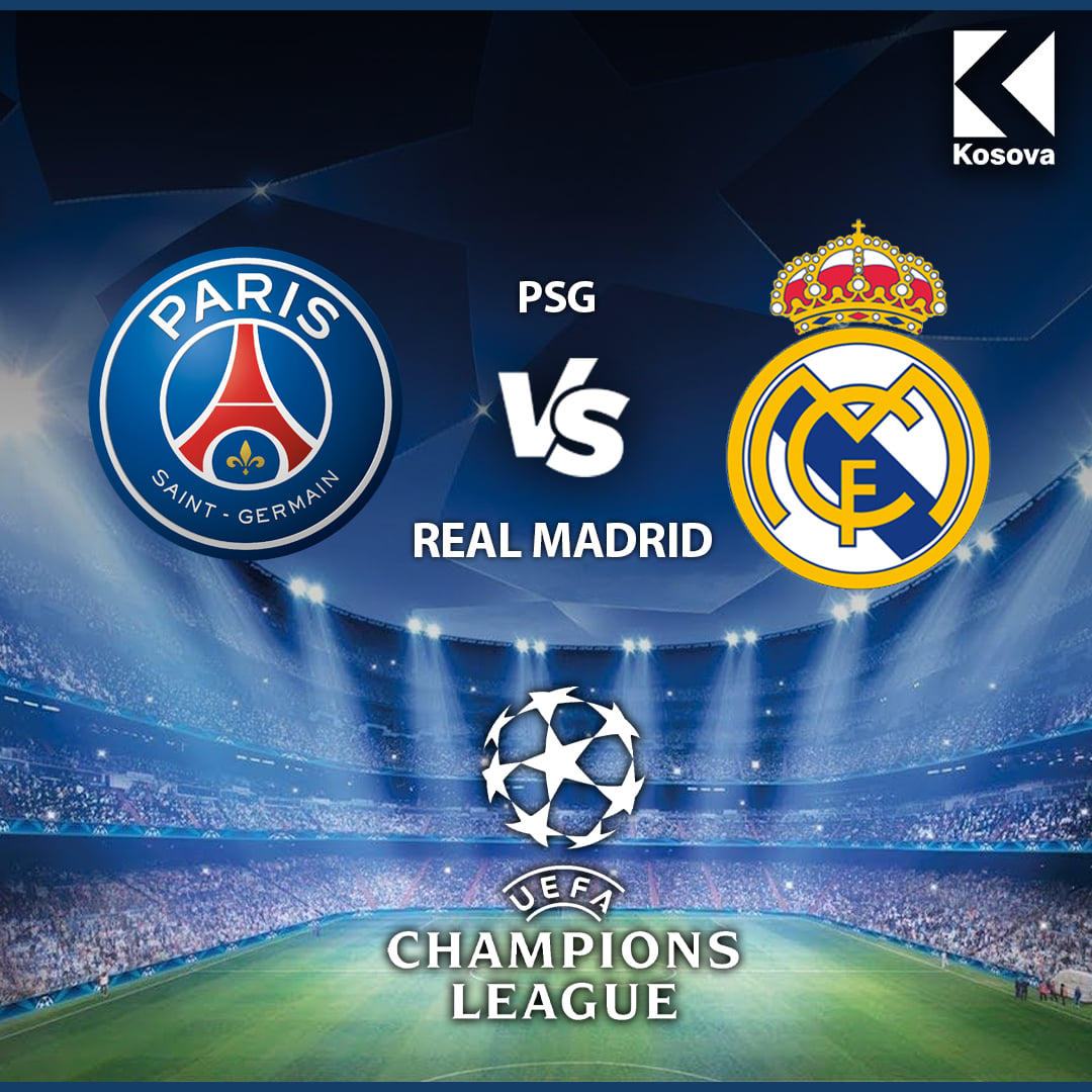PSG-Real Madrid, dalin formacionet zyrtare