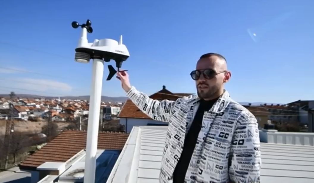 Valdrin Shala, pasionanti i meteorologjisë (VIDEO)