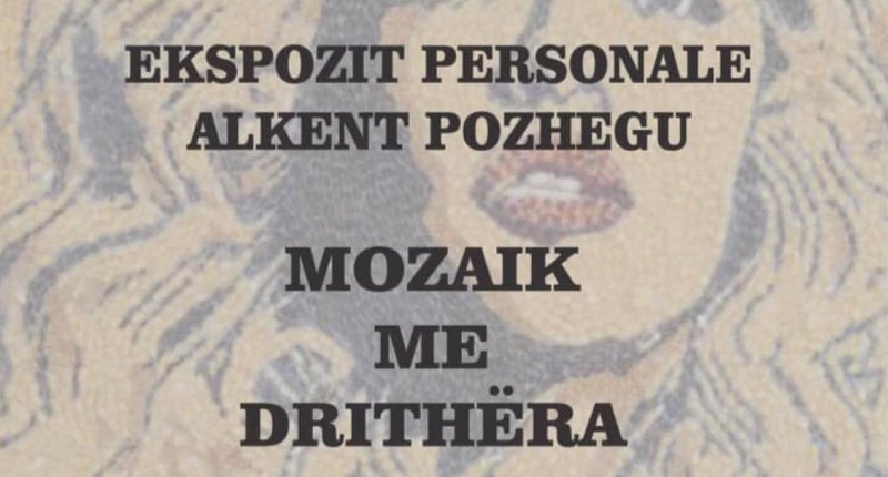 Njoftimi për ekspozitën personale të Alkent Pozhegut, me gabime drejtshkrimore (FOTO)