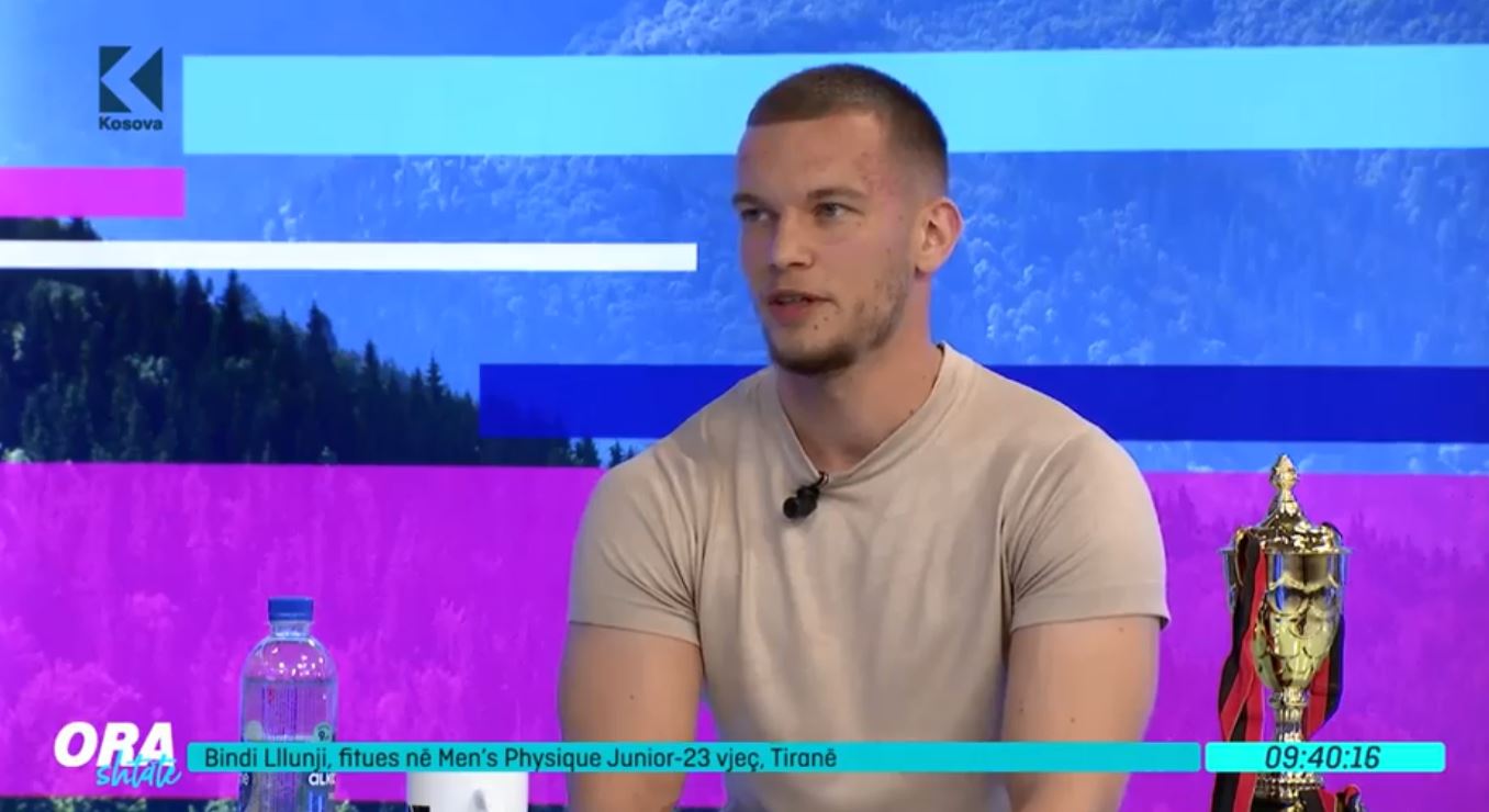 Bindi Llunji, fitues në Men’s Physique Junior-23 vjeç, Tiranë (VIDEO)