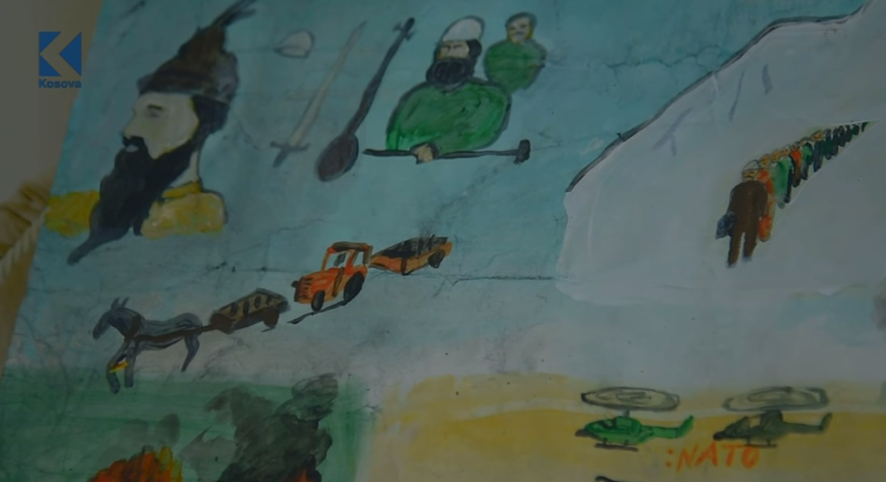 Piktura e Labinot Sahitit, e cila rindërtoi fshatin Brod të djegur nga lufta (VIDEO)
