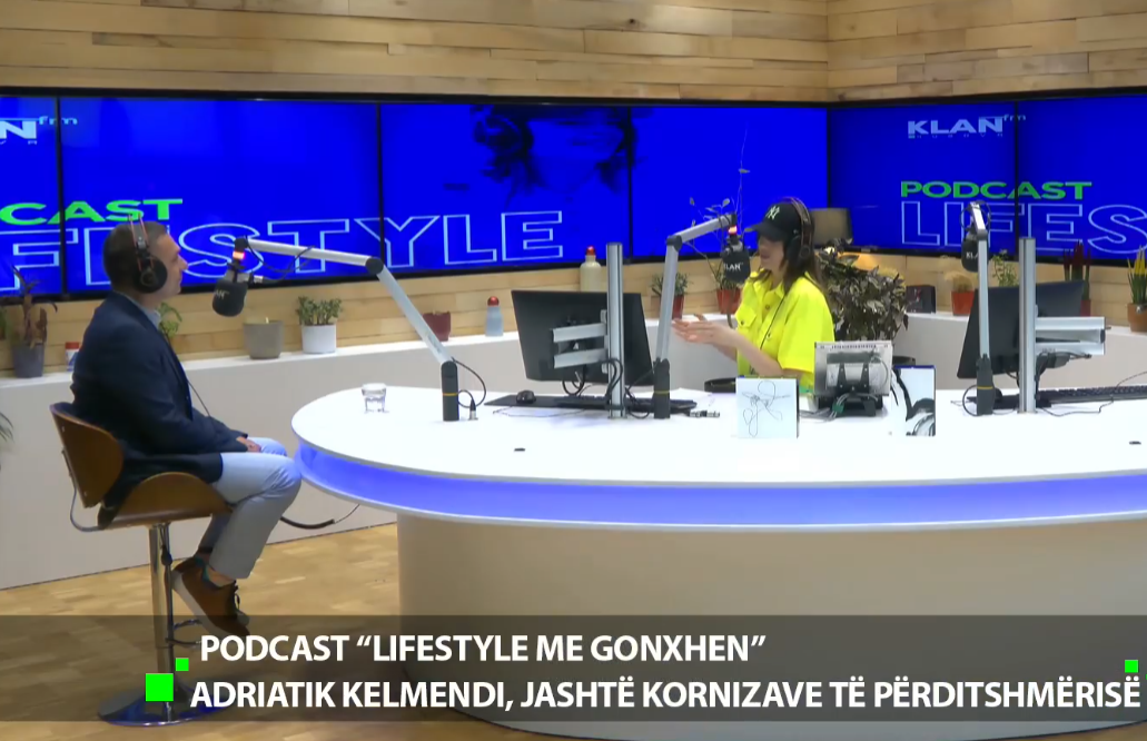 Rrëfimi i rrallë i Adriatik Kelmendit në "Podcast: Lifestyle me Gonxhen" (VIDEO)