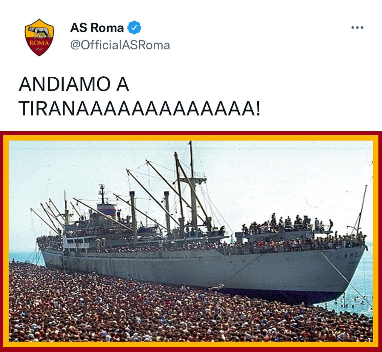 Rama i mirëpret italianët ashtu siç u dyndën shqiptarët tri dekada më parë