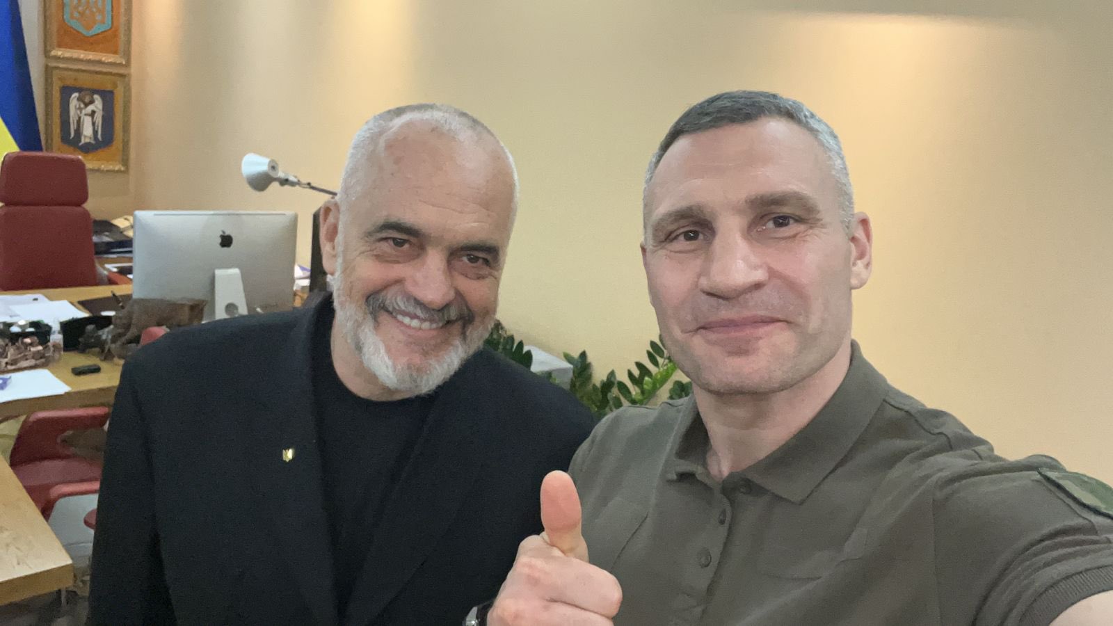 Rama takohet me Klitchkon në Kiev (FOTO)
