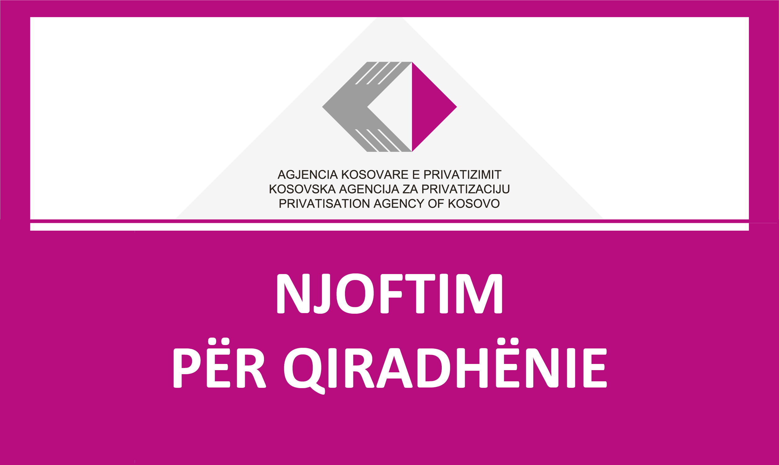 Njoftim për shpallje – AKP-ja ofron 38 prona me qira   