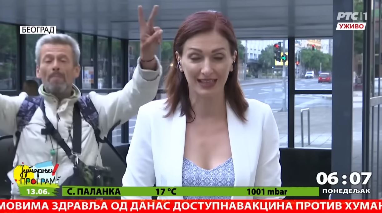 Qytetari shanë live në RTS: "Serbia shtet m.t, Serbia shtet fashist" (VIDEO)