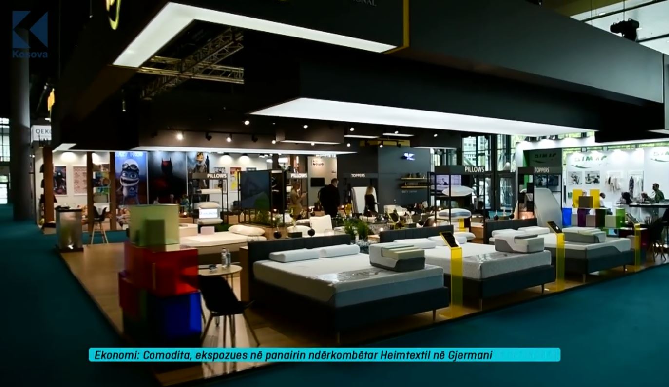 Comodita, ekspozues në panairin ndërkombëtar të produkteve të shtëpisë dhe tekstilit Heimtextil në Gjermani (VIDEO)