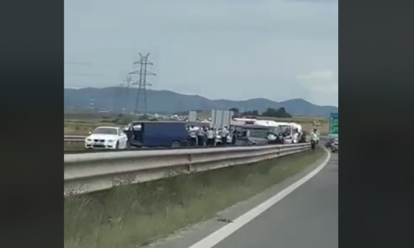 Aksident trafiku në autostradën “Ibrahim Rugova”