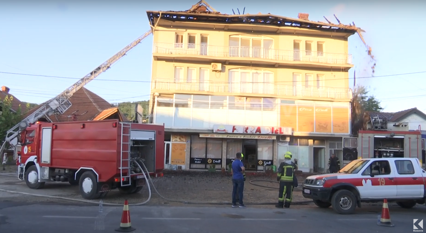 Nuk ka të lënduar nga djegia e shtëpisë në Bardhosh (VIDEO)