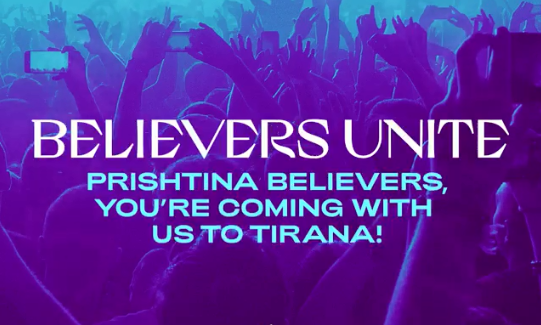 Biletat “Believers” të Sunny Hill Prishtina, të vlefshme edhe për festivalin në Tiranë