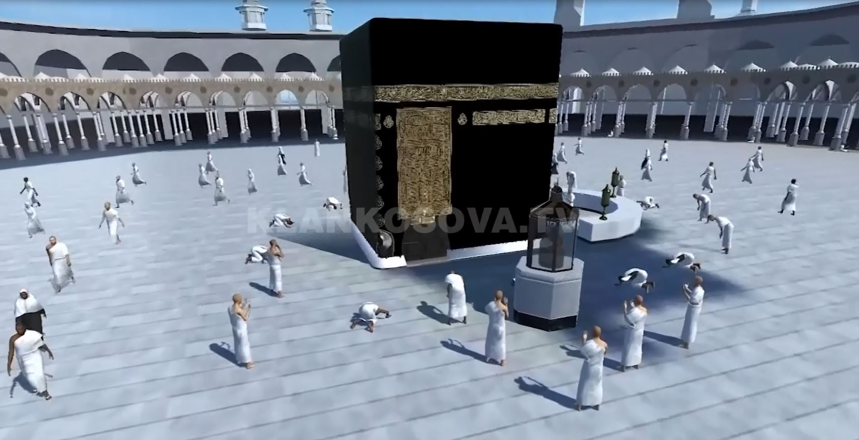 “Haxhi” virtual në Qabe e Jerusalem (VIDEO)