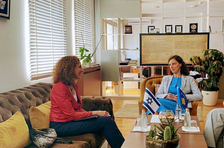 Rizvanolli pret ambasadoren izraelite, energjia dhe teknologjia e informacionit temat kyçe