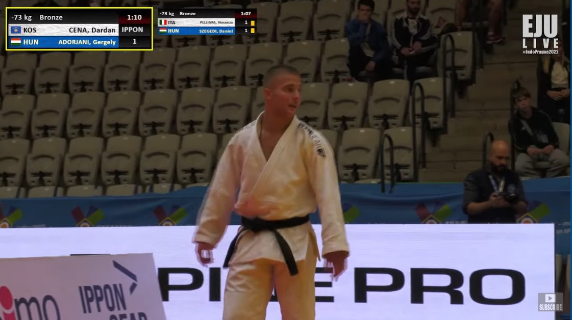 Dardan Cena fiton medaljen e bronztë në Kampionatin Evropian të juniorëve