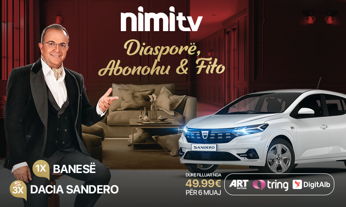 Shumë pak ka mbetur deri në shpalljen e fituesit të tretë të Dacia Sandero! Nxito dhe abonohu në Nimi TV!