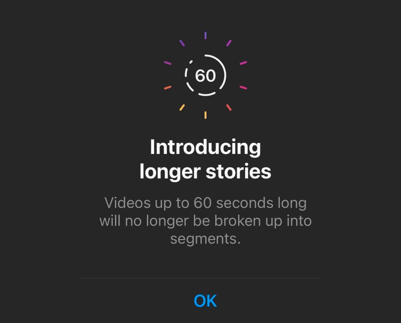 Instagram zgjat limitin kohor të storieve nga 15 në 60 sekonda