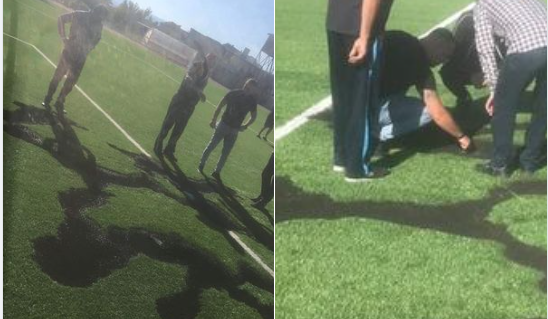 Digjet një pjesë e barit sintetik në stadiumin e Dritës, por ndeshja me Gjilanin nuk shtyhet