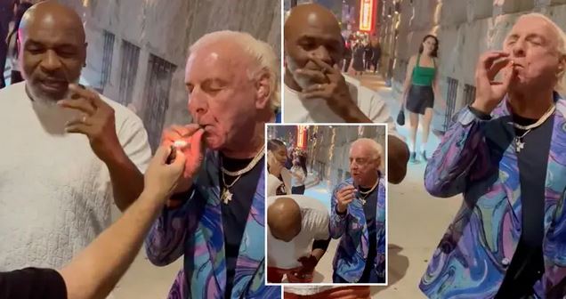 Mike Tyson dhe Ric Flair tymosin bar në rrugët e Çikagos, është kryqëzimi më i çuditshëm i vitit 2022