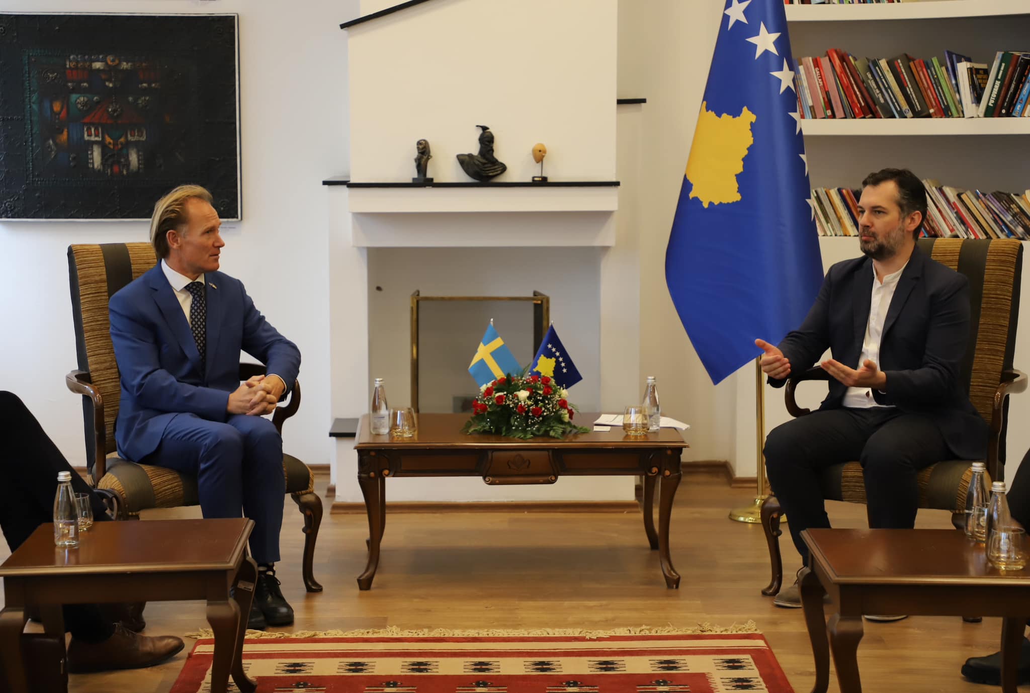 Çeku takon ambasadorin suedez Westerlund – flasin për bashkëpunim midis dy vendeve