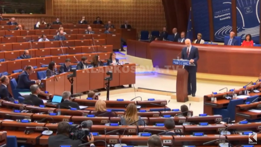 Fjalimi i Ramës në KiE pa ndihmë kosovare (VIDEO)