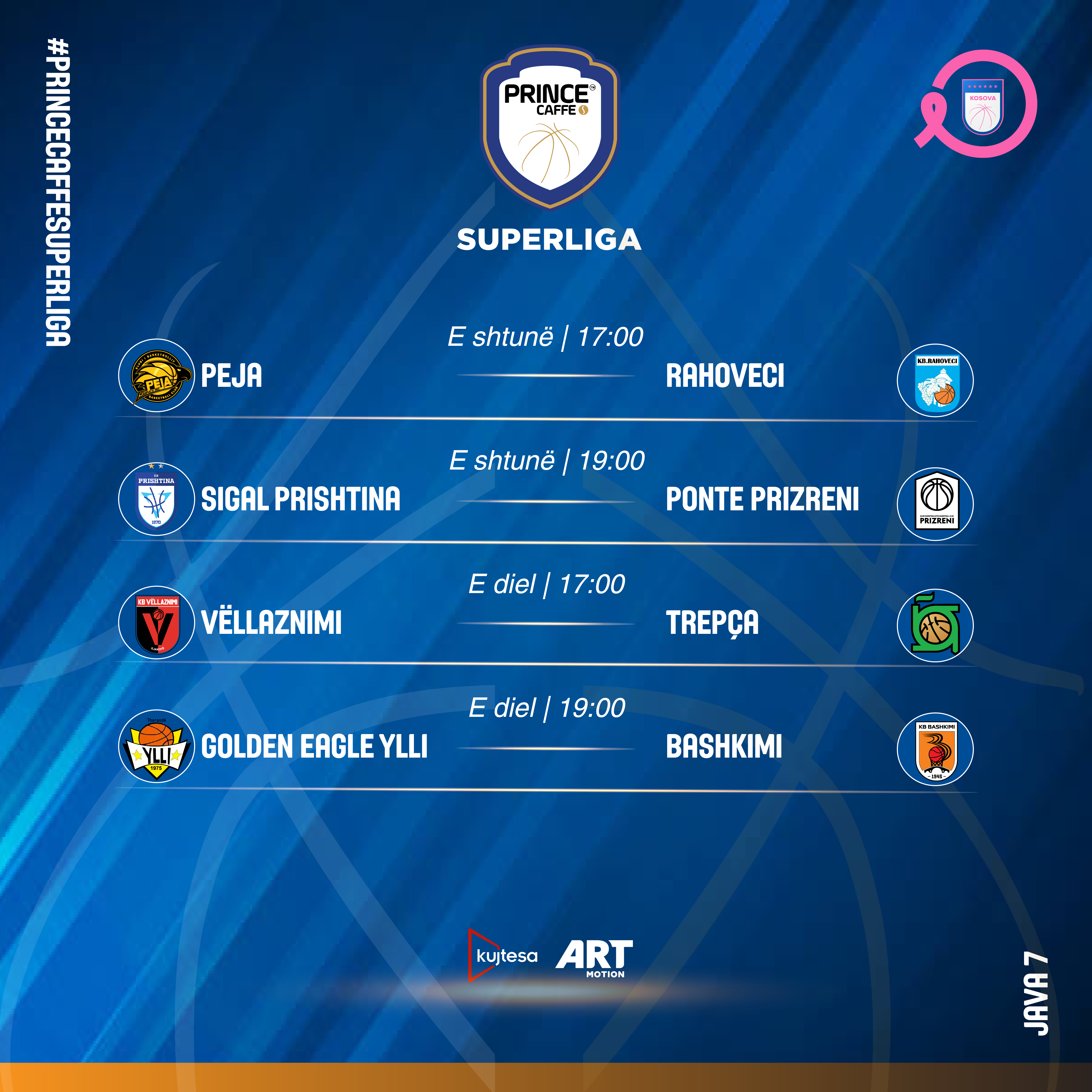 Superliga e basketbollit në fundjavë