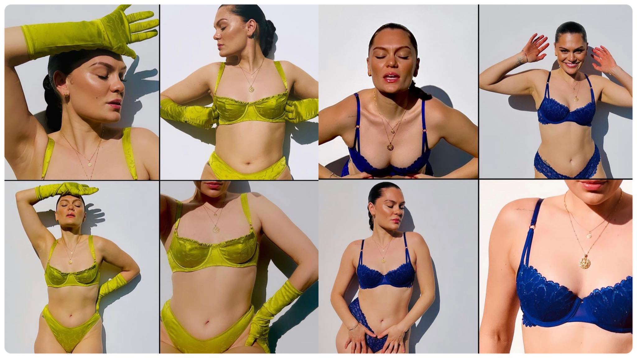 Jessie J pozon me të brendshme nga marka e Rihannas (FOTO)