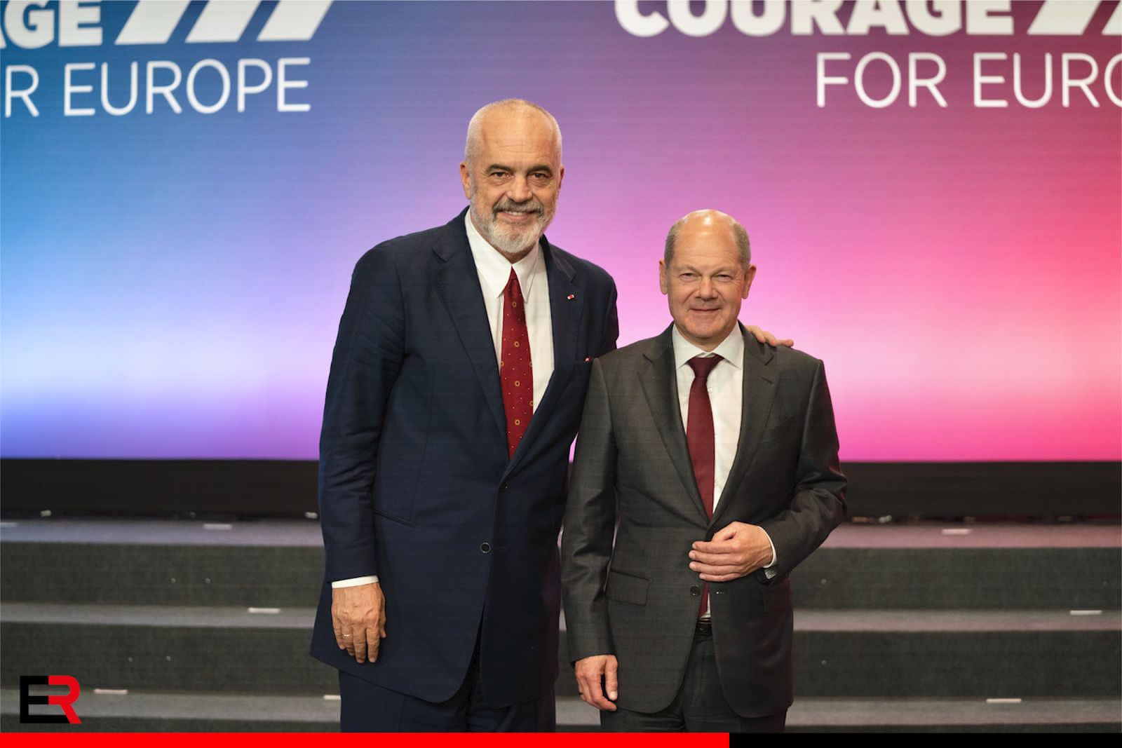 Edhe Rama takoi Scholzin në Berlin