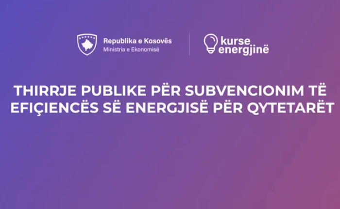 Sa qytetarë aplikuan për 6 milionë të subvencionimit të efiçencës së energjisë?