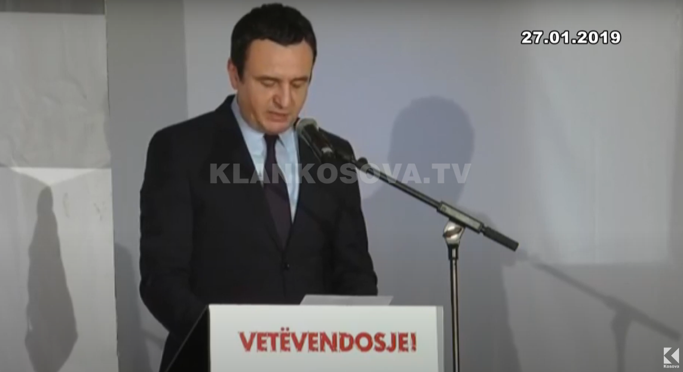 A i “ha” Albin Kurti fjalët e veta? (VIDEO)