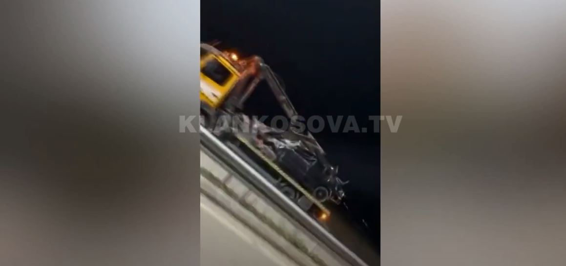 Pamje nga aksidenti në Vushtrri ku vdiqën dy persona (VIDEO)