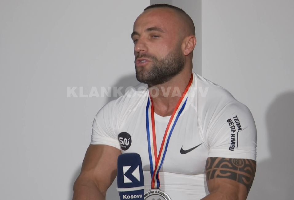 Betim Krasniqi, nënkampion i botës në Bodybuilding (VIDEO)