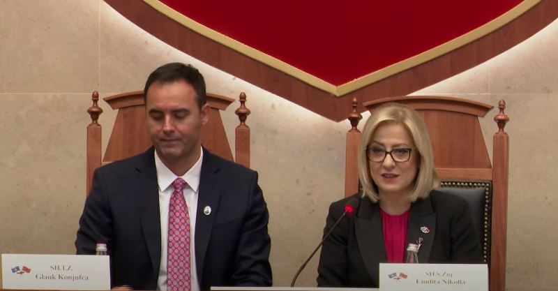 Përfundon seanca e përbashkët e Kuvendit të Kosovës dhe atij të Shqipërisë