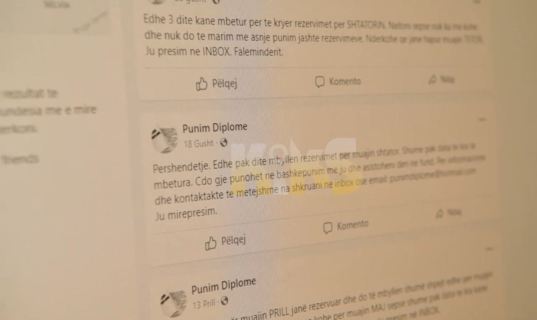 Pas raportimit të “Kiks Kosovës”, arrestohen tre të dyshuar për falsifikim të dokumenteve dhe mashtrim (VIDEO)