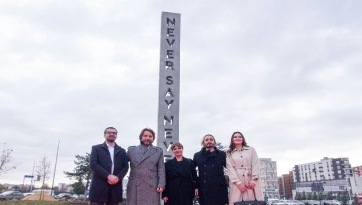 Vepra "Never Say Never" inaugurohet në parkun "Adem Demaçi"