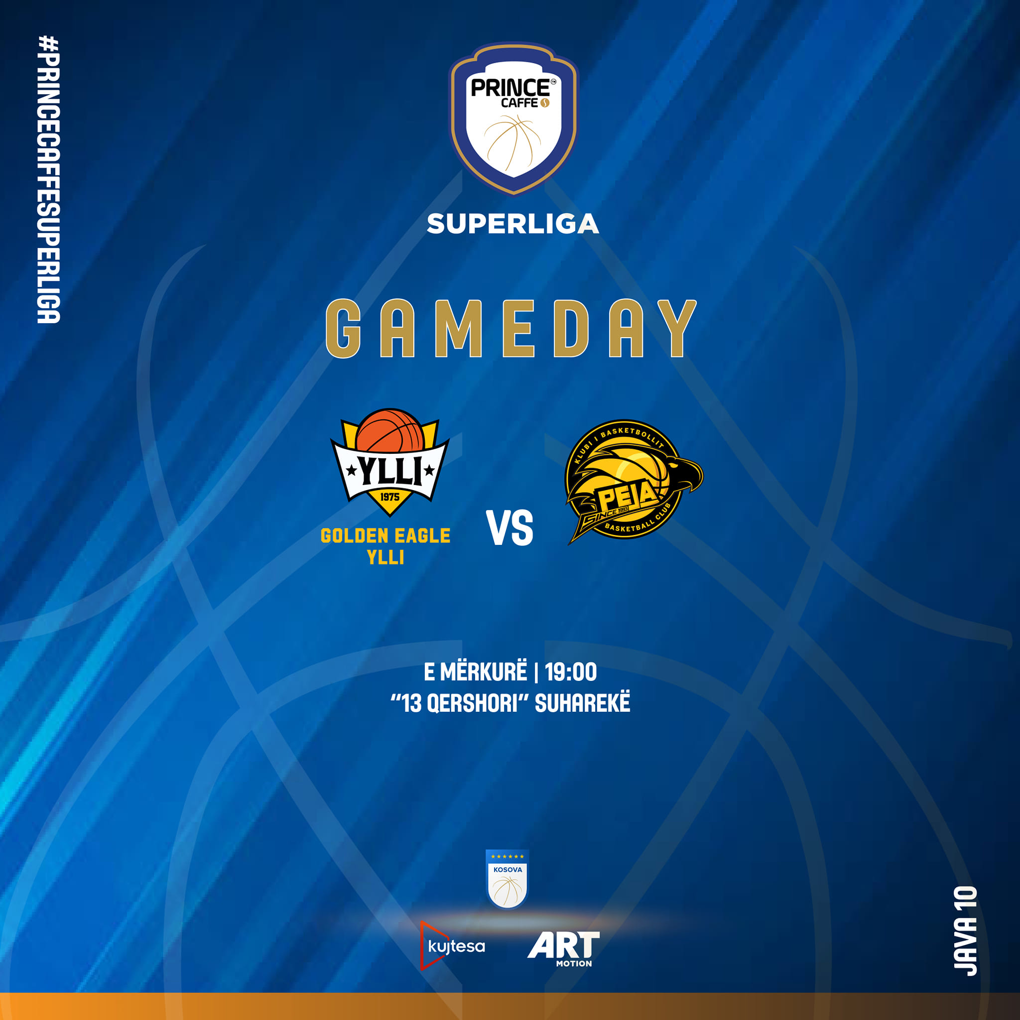 Sonte super ndeshja ndërmjet Golden Eagle Yllit dhe Pejës në basketboll