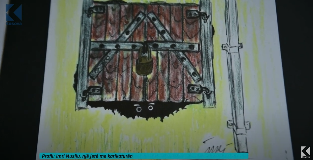 Imri Musliu, një jetë me karikaturën! (VIDEO)