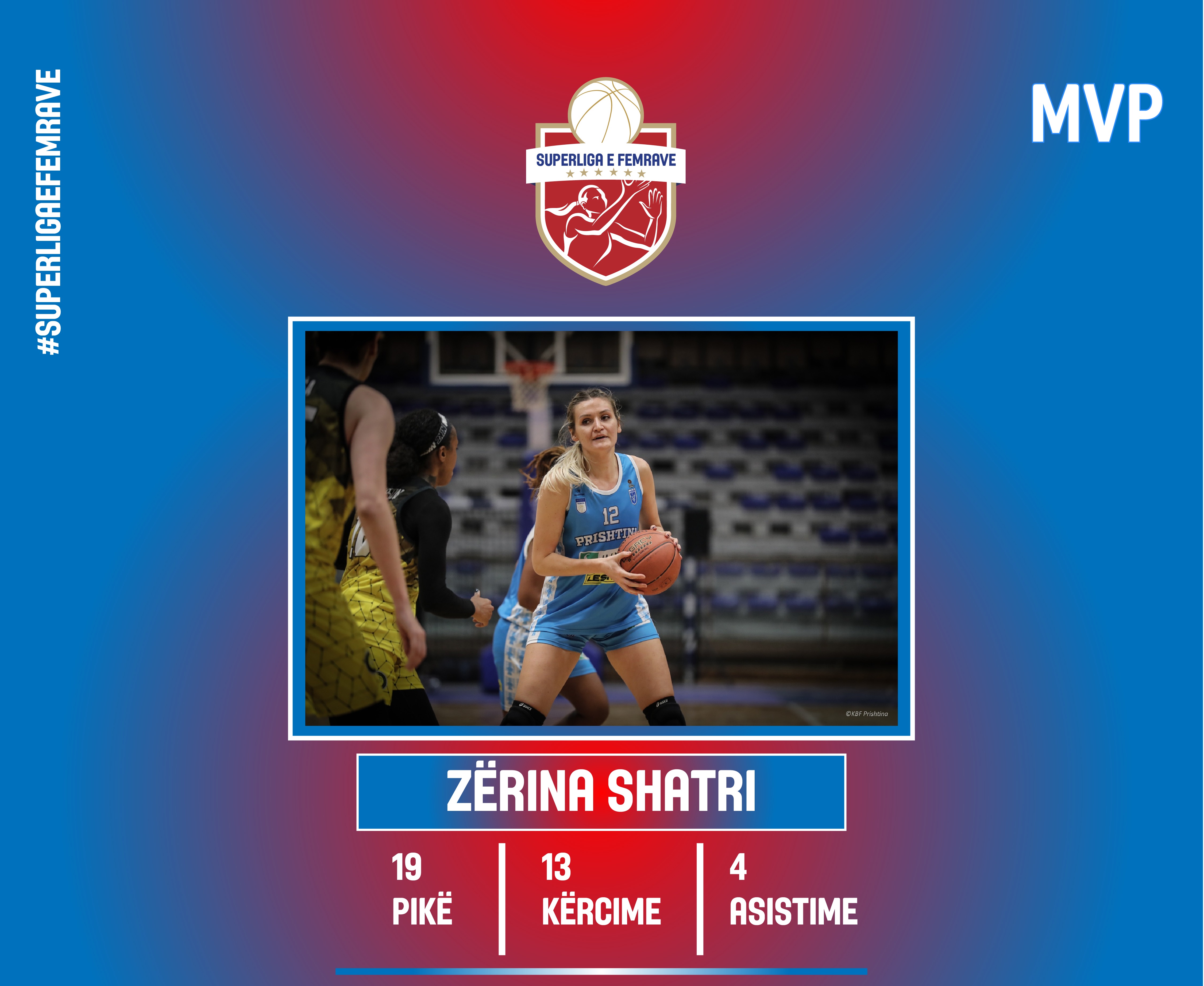 Zërina Shatri, MVP e xhiros së 12-të