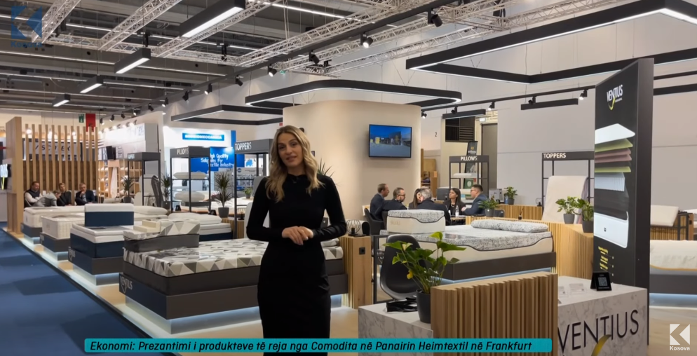 Prezantimi i produkteve të reja nga Comodita në panairin e njohur Heimtextil, Gjermani (VIDEO)