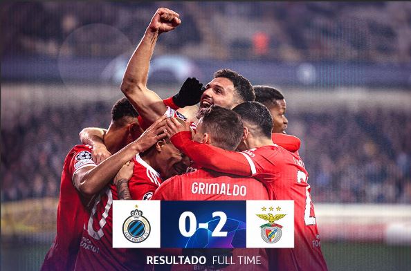 Benfica e fortë për Club Brugge