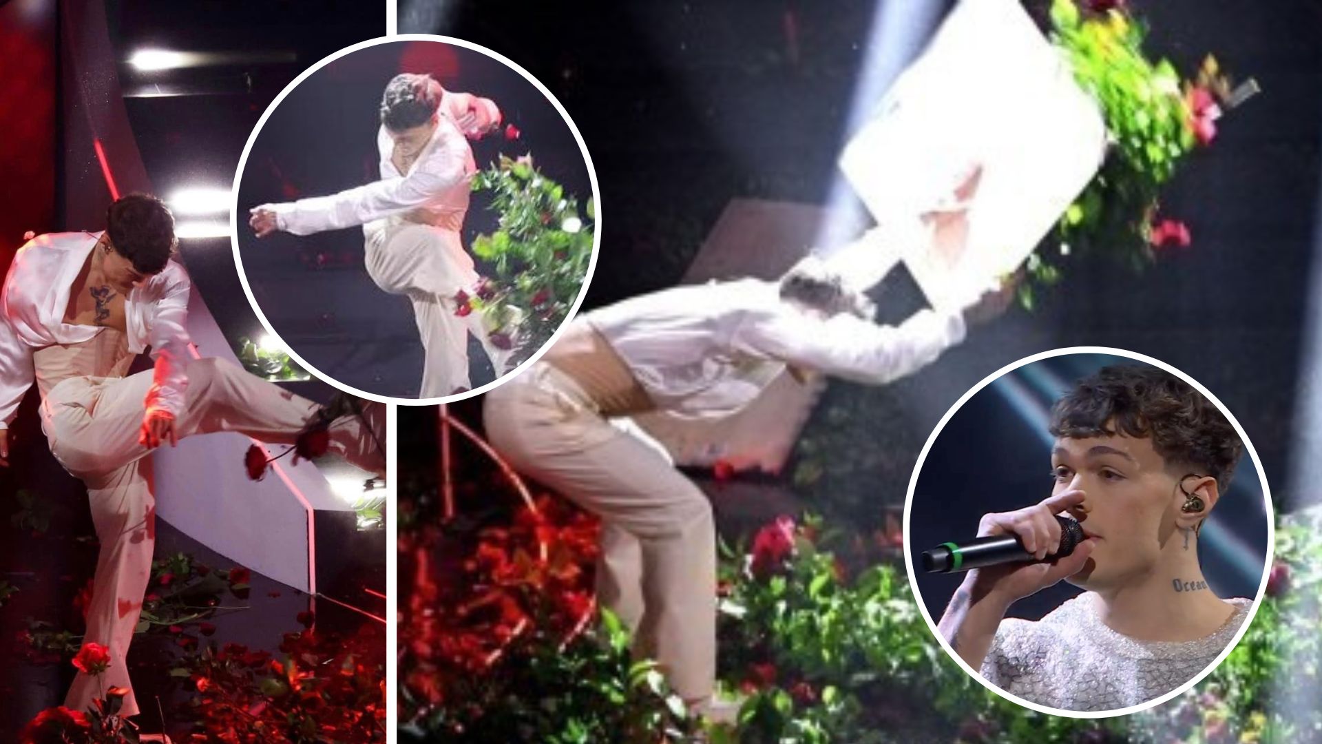 Këngëtari italian humb nervat në skenën e “Sanremo”-s (VIDEO)
