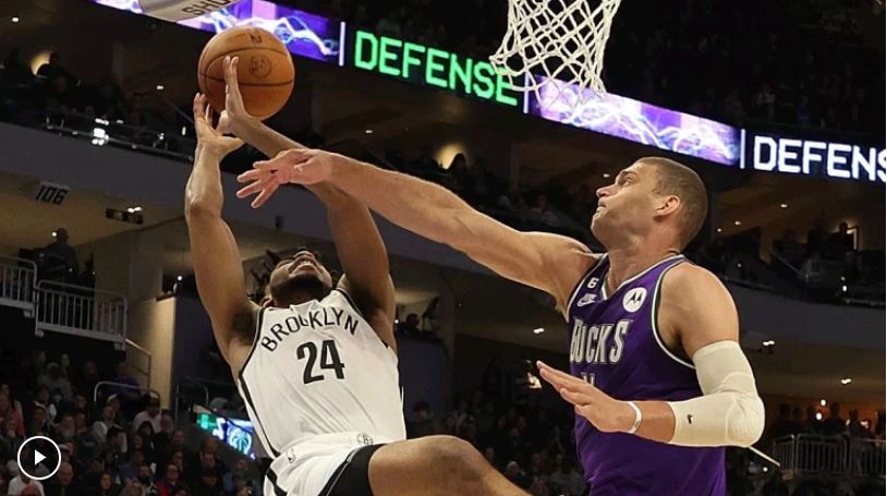 Brook Lopez shpërndau 9 bllokada brenda një ndeshjeje në NBA (VIDEO)