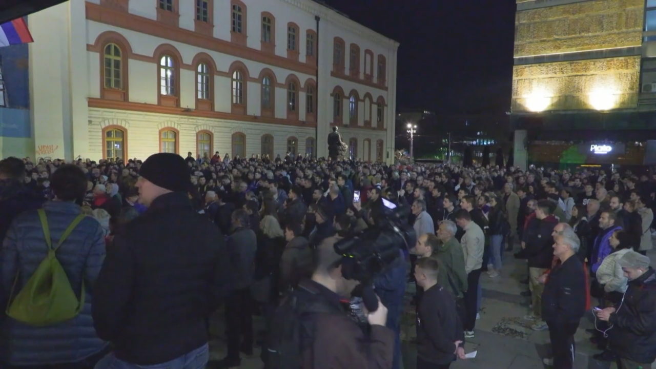 Protesta Serbi